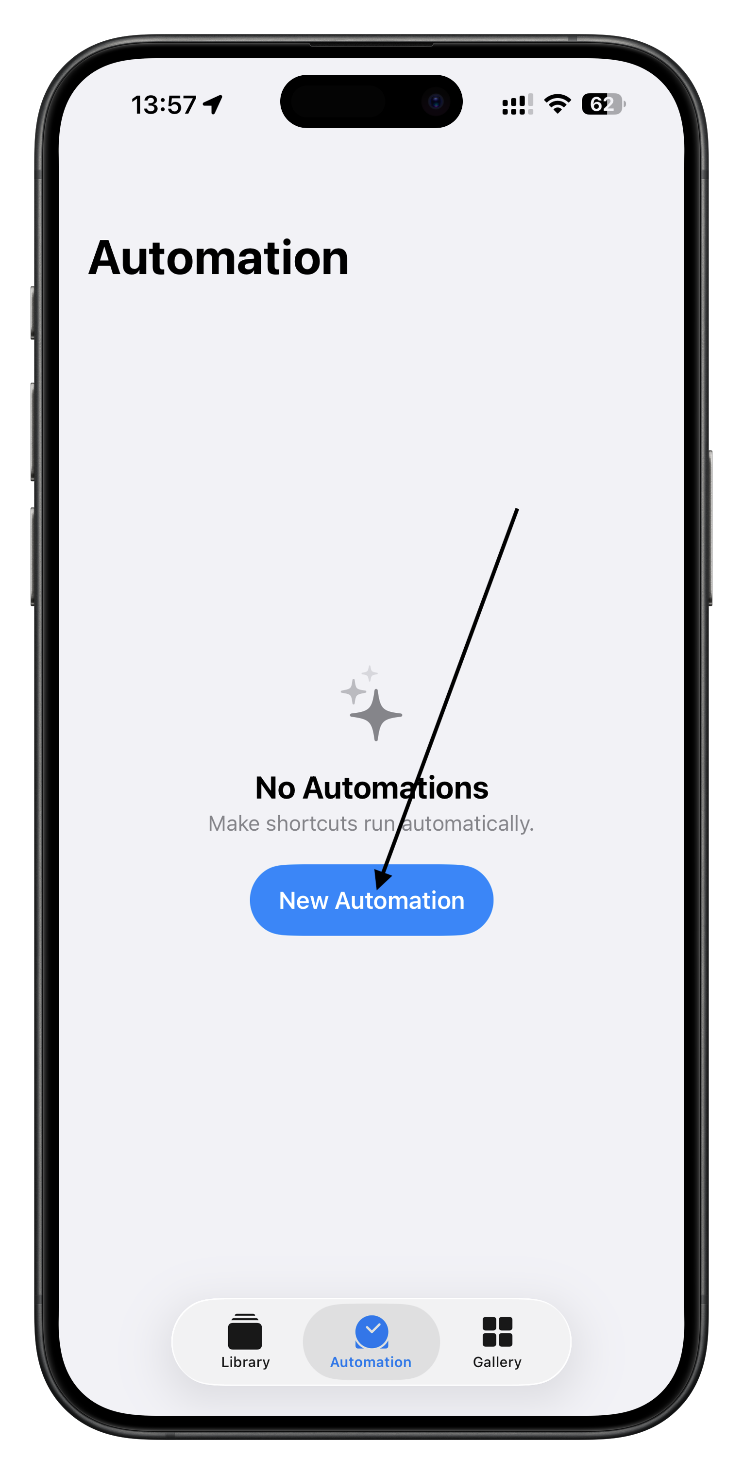Create new automation